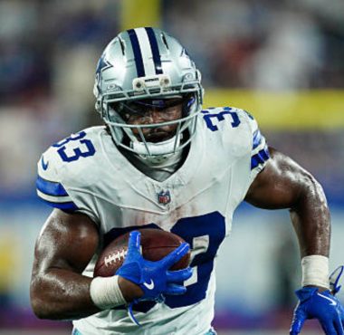 RB Javonte Williams, Dallas Cowboys. Foto: Getty Images.