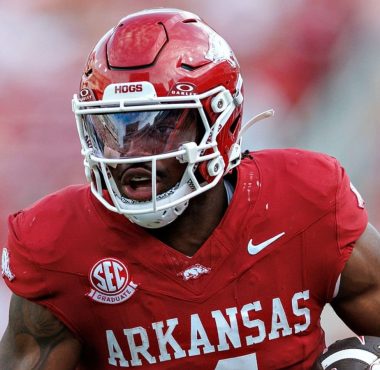 RB Mike Washington Jr., Universidad de Arkansas. Foto: Getty Images.