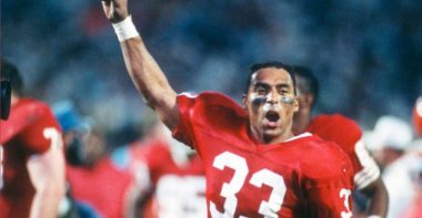 RB Roger Craig con los San Francisco 49ers en enero de 1985. Foto: Getty Images.