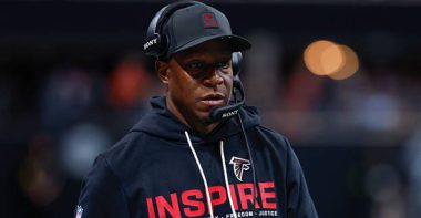 Raheem Morris como entrenador en jefe de los Atlanta Falcons. Foto: Getty Images
