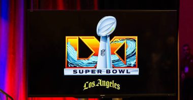 Logo del Super Bowl LXI. Foto: Getty Images.