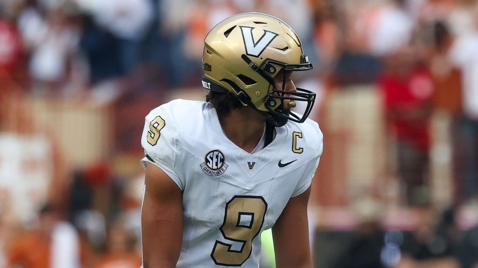 TE Eli Stowers, Universidad de Vanderbilt. Foto: Getty Images.