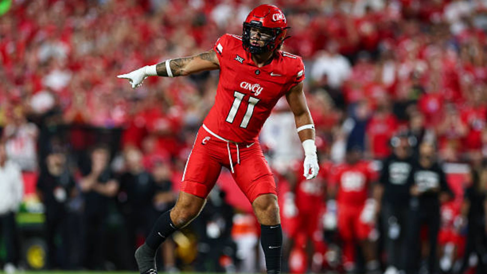TE Joe Royer, Universidad de Cincinnati. Foto: Getty Images.
