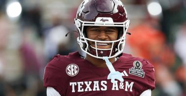 WR KC Concepcion, Universidad de Texas A&M. Foto: Getty Images.
