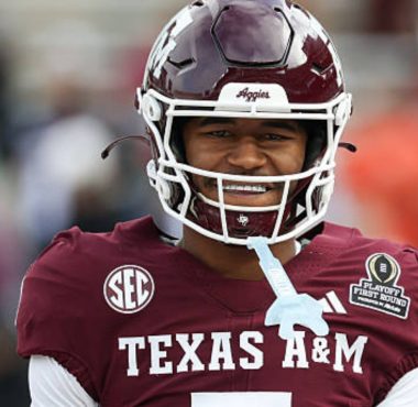 WR KC Concepcion, Universidad de Texas A&M. Foto: Getty Images.