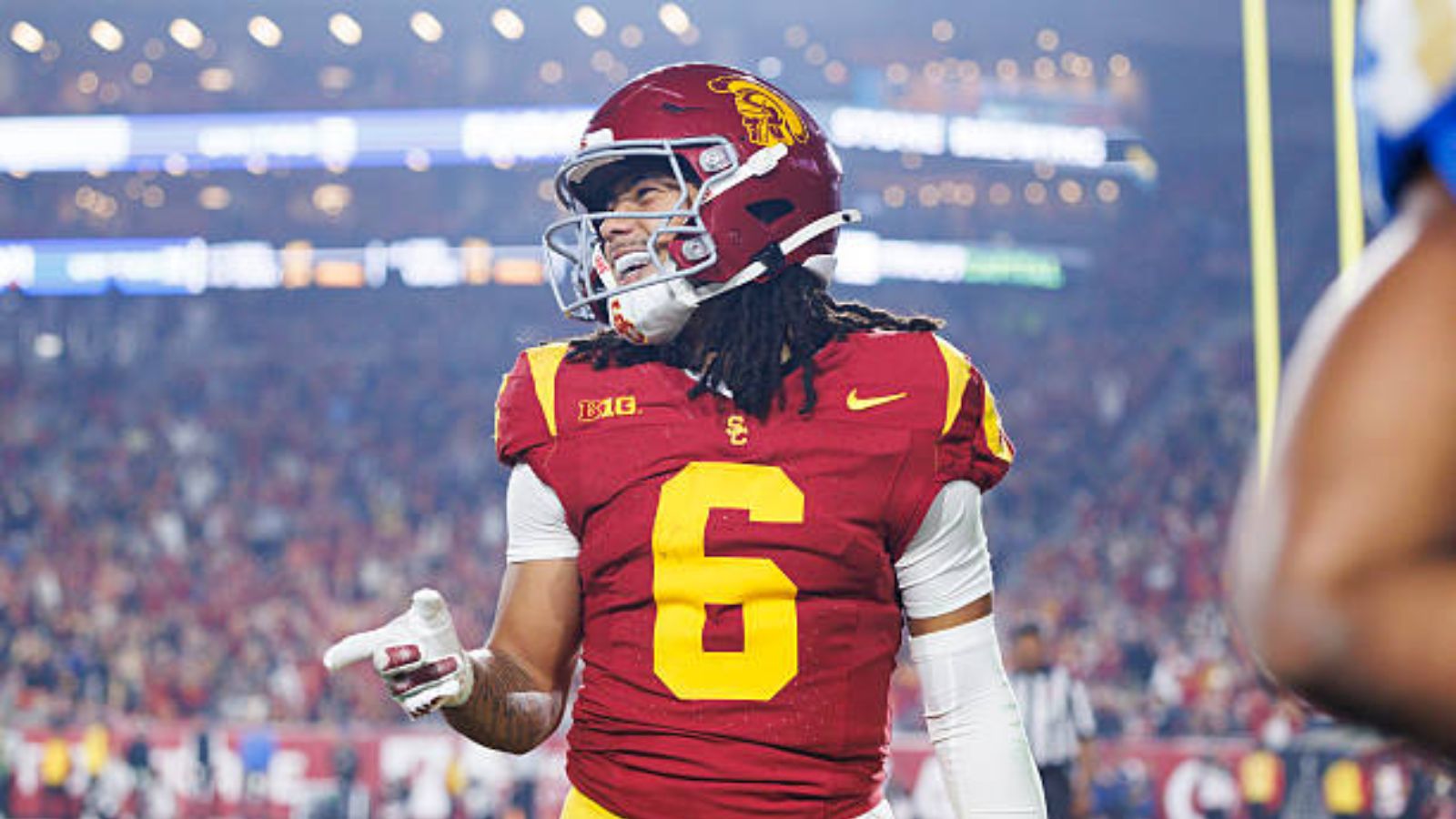 WR Makai Lemon, Universidad de USC. Foto: Getty Images.