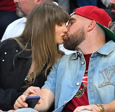 Taylor Swift y Travis Kelce en mayo de 2026. Foto: Getty Images.