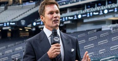 Tom Brady, exquarterback de la NFL y comentarista de Fox Sports. Foto: Getty Images
