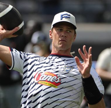 Tom Brady, copropietario minoritario de Las Vegas Raiders. Foto: Getty Images.