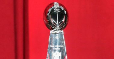 Trofeo Vince Lombardi - Super Bowl. Foto: Getty Images