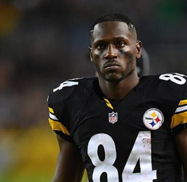 WR Antonio Brown con los Pittsburgh Steelers en 2016. Foto: Getty Images.