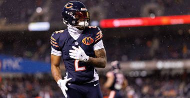 WR DJ Moore con los Chicago Bears. Foto: Getty Images.