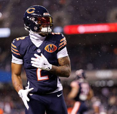 WR DJ Moore con los Chicago Bears. Foto: Getty Images.