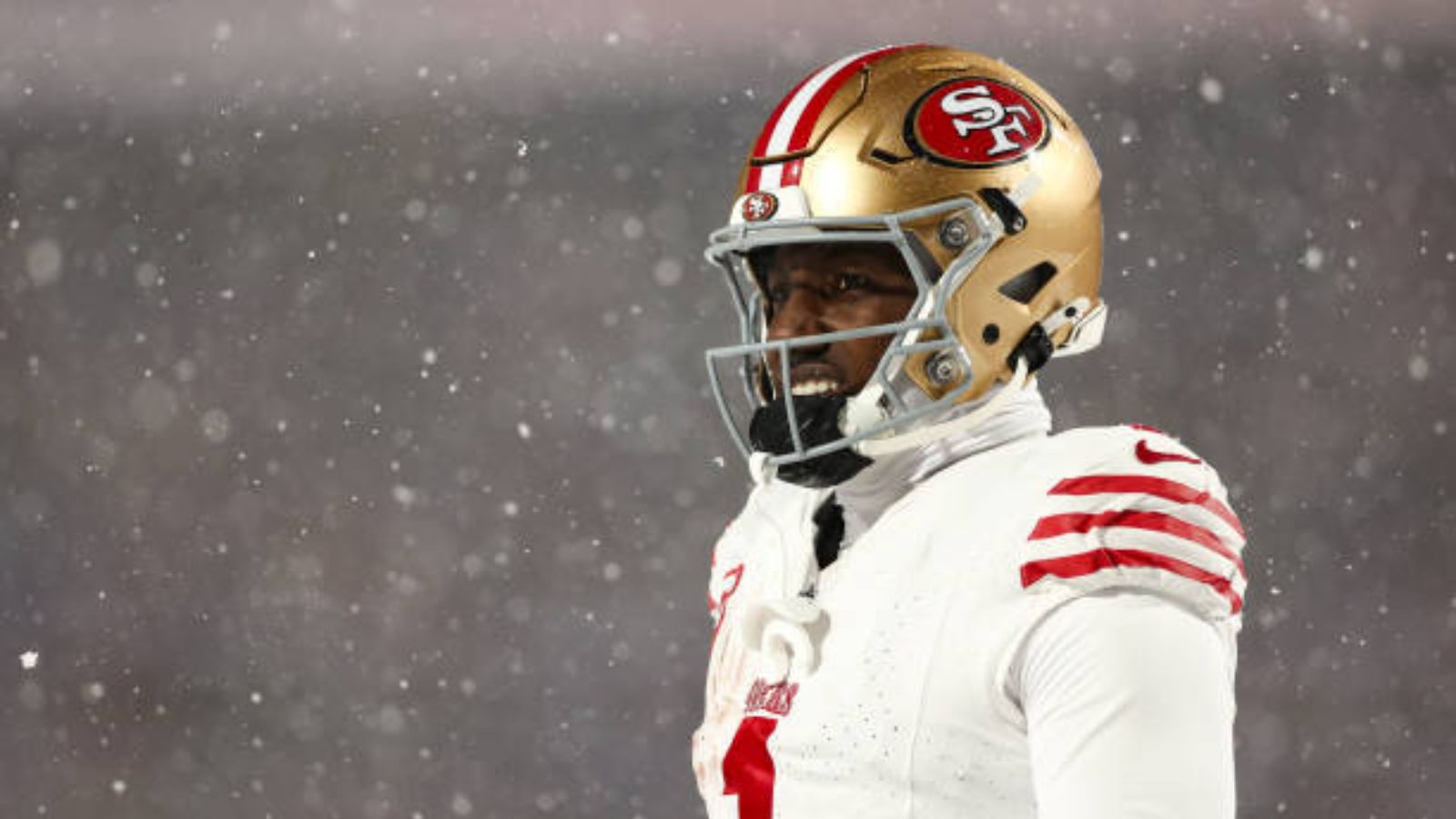 WR Deebo Samuel con los San Francisco 49ers en 2024. Foto: Getty Images.