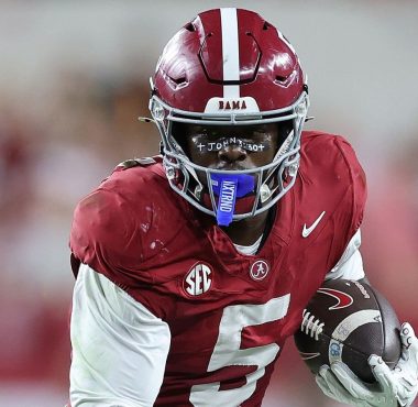 WR Germie Bernard, Universidad de Alabama. Foto: Getty Images.