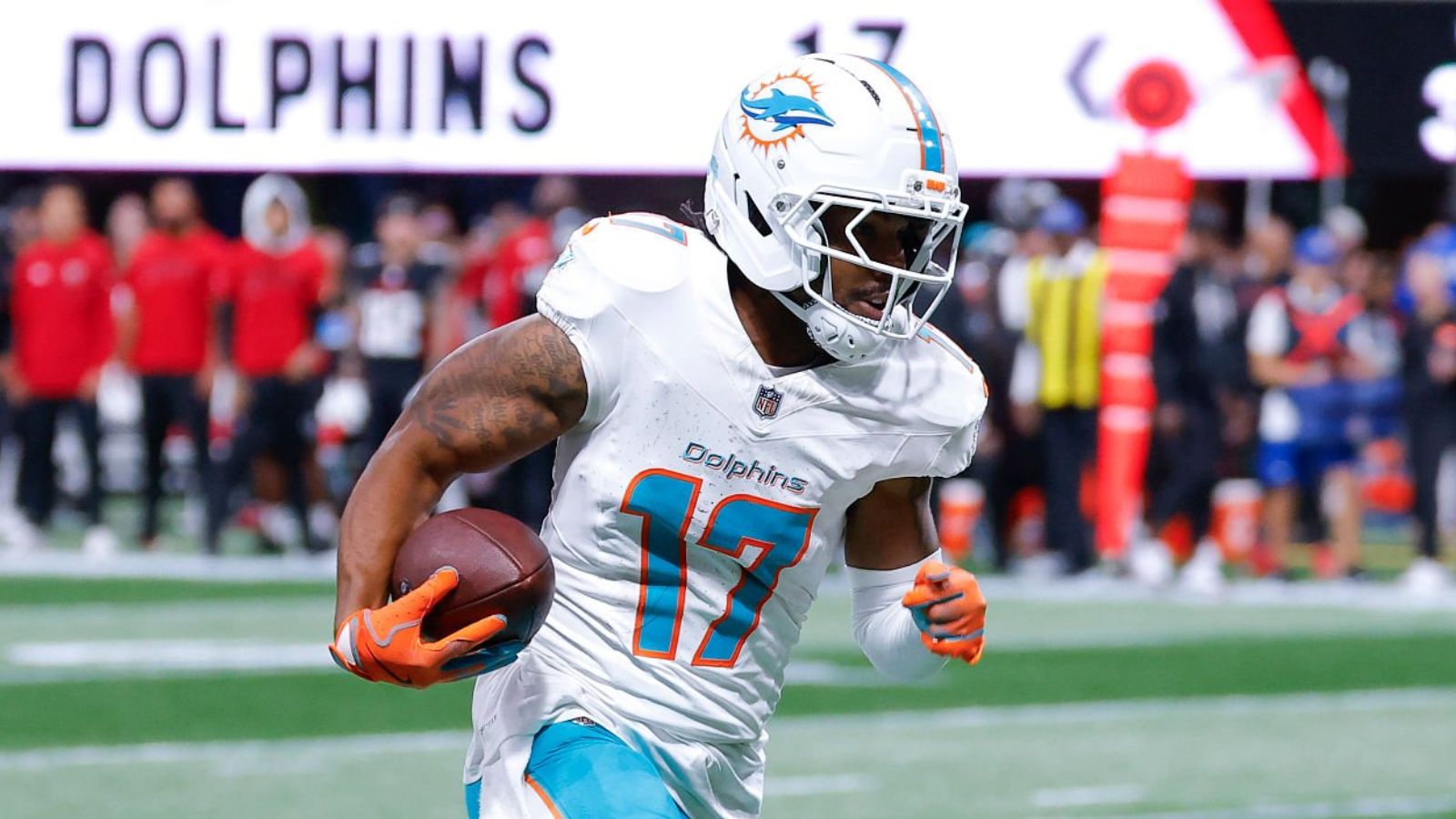 WR Jaylen Waddle, Miami Dolphins. Foto: Getty Images