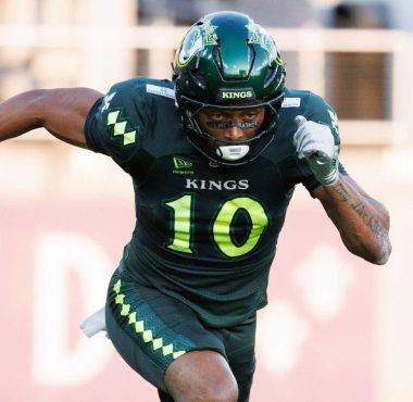 WR Kaden Prather con los Louisville Kings,. Foto: Getty Images.