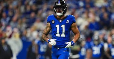 WR Michael Pittman Jr. con los Indianapolis Colts. Foto: Getty Images.