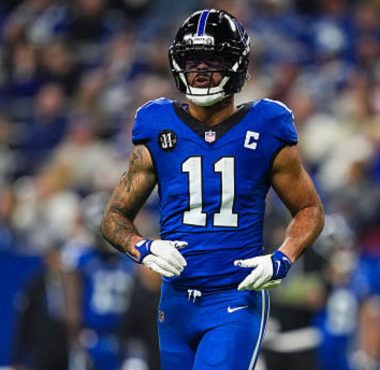 WR Michael Pittman Jr. con los Indianapolis Colts. Foto: Getty Images.