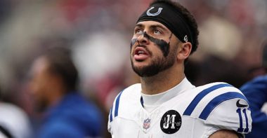 WR Michael Pittman Jr. con los Indianapolis Colts. Foto: Getty Images.