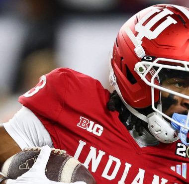 WR Omar Cooper Jr., Universidad de Indiana. Foto: Getty Images.