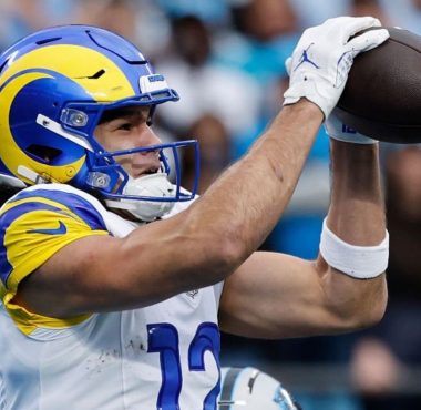 WR Puka Nacua, Los Angeles Rams. Foto Getty Images