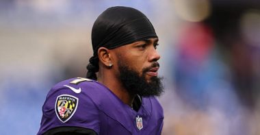 WR Rashod Bateman, Baltimore Ravens. Foto Getty Images.