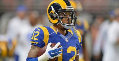 WR Stedman Bailey con los St. Louis Rams en 2014. Foto: Getty Images.