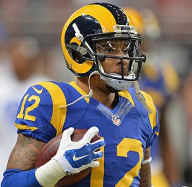 WR Stedman Bailey con los St. Louis Rams en 2014. Foto: Getty Images.