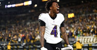 WR Zay Flowers, Baltimore Ravens. Foto: Getty Images.