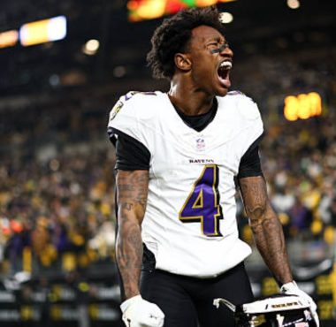 WR Zay Flowers, Baltimore Ravens. Foto: Getty Images.