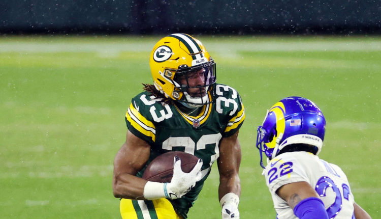 Aaron Jones Packers Ronda Divisional