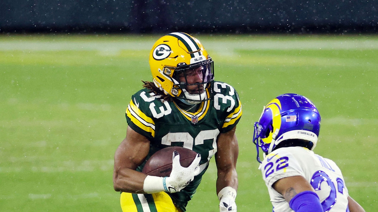 Aaron Jones Packers Ronda Divisional