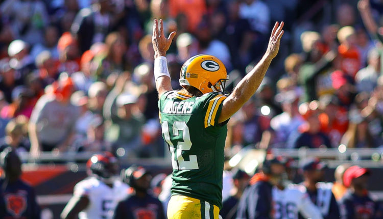 QB Aaron Rodgers, Green Bay Packers.