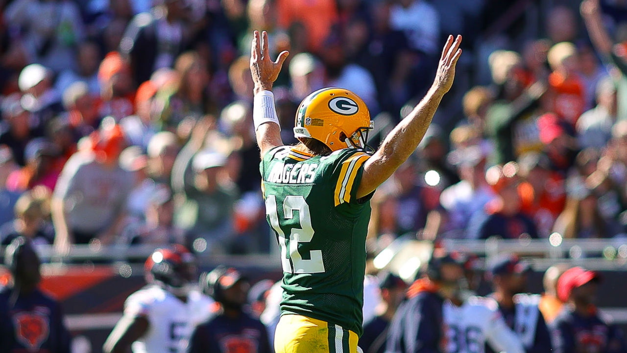 QB Aaron Rodgers, Green Bay Packers.