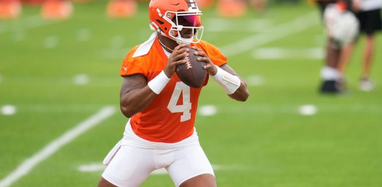 QB Shedeur Sanders. Cleveland Browns