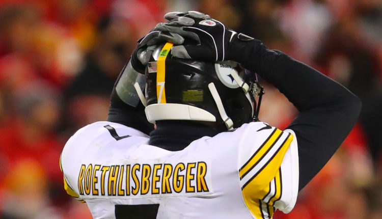 QB Ben Roethlisberger con los Pittsburgh Steelers