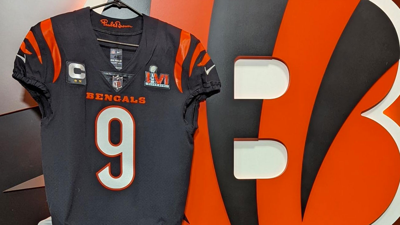 Uniformes de los Cincinnati Bengals para el Super Bowl LVI