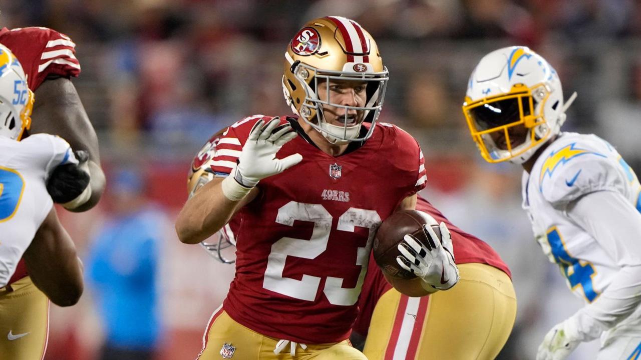 RB Christian McCaffrey, San Francisco 49ers