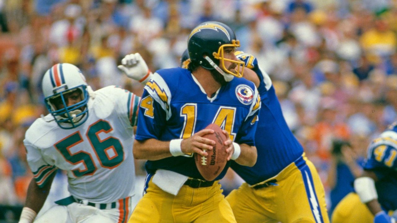 QB Dan Fouts con los San Diego Chargers