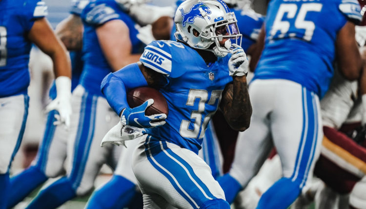 D'Andre Swift, RB de los Detroit Lions.