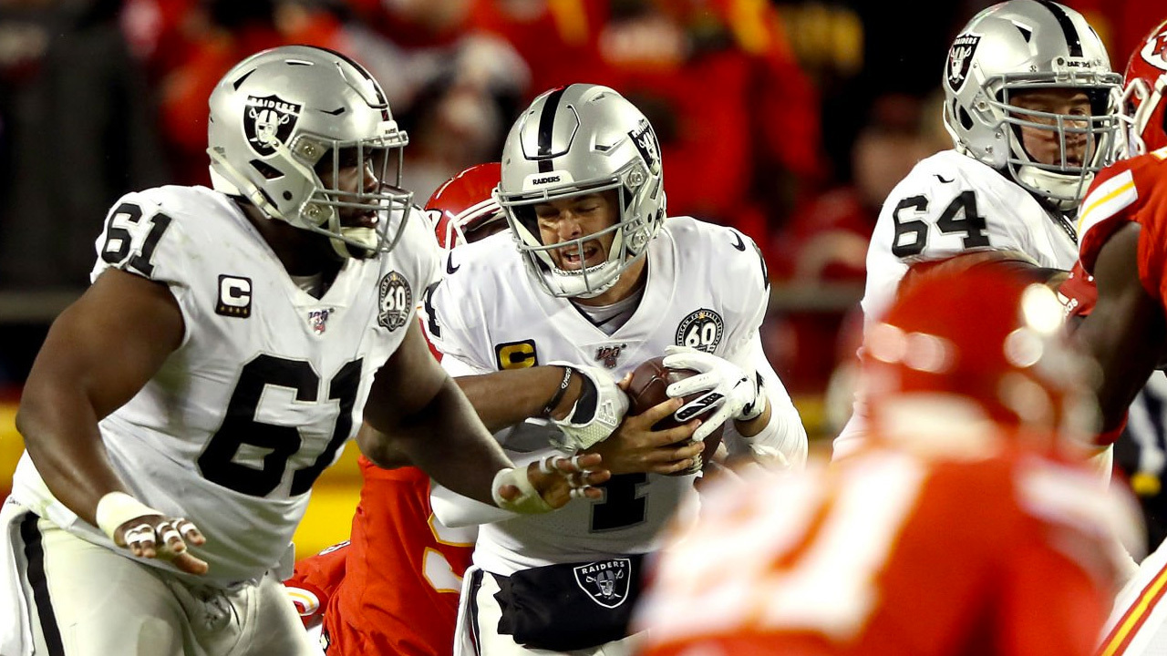 Derek Carr, QB de Las Vegas Raiders