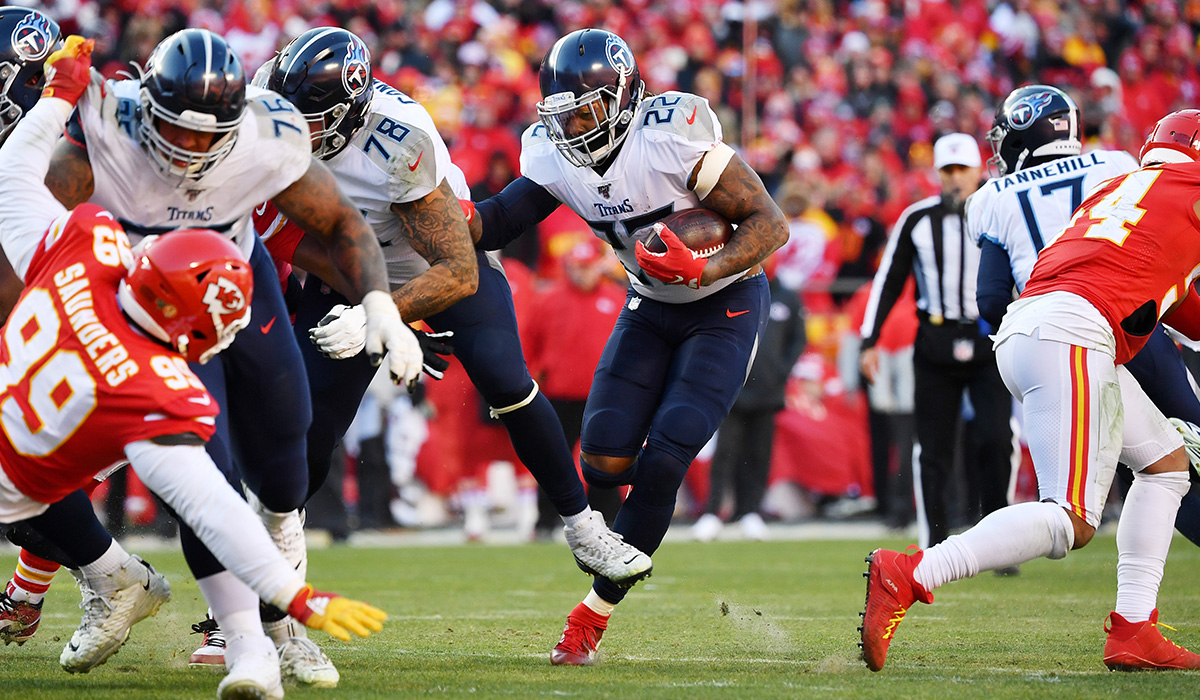 RB Derrick Henry de los Titans. Foto de Getty Images.