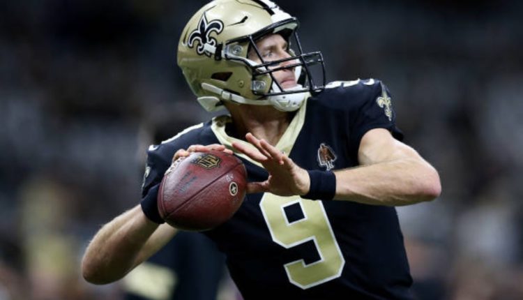 QB Drew Brees con los New Orleans Saints