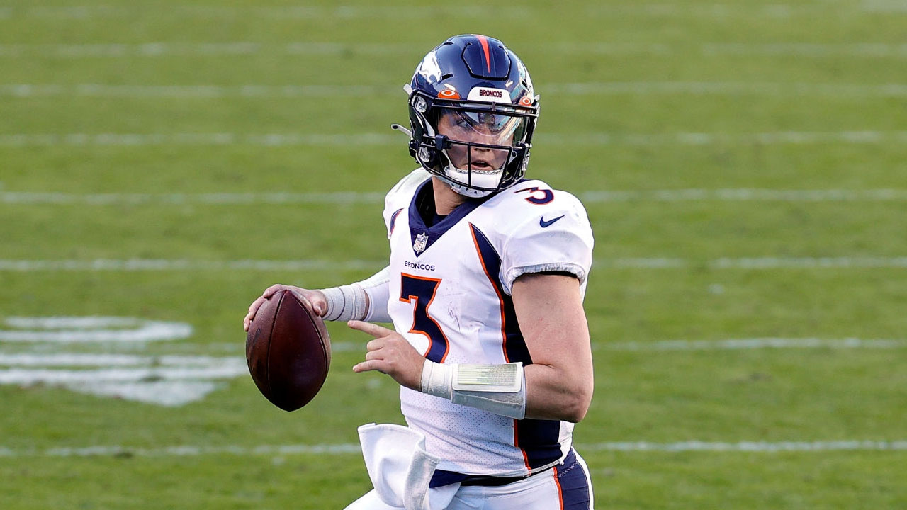 QB Drew Lock con los Denver Broncos