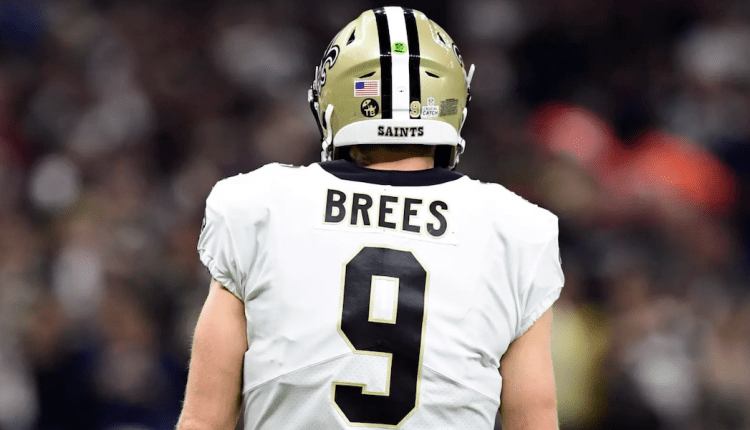 QB Drew Brees para los New Orleans Saints