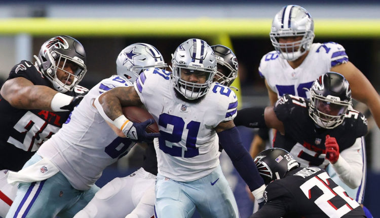 RB Ezekiel Elliott con los Dallas Cowboys