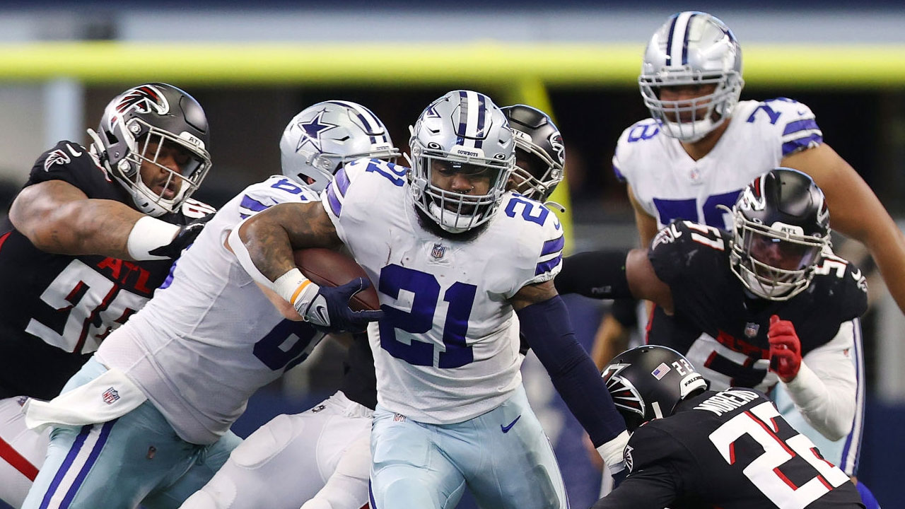 RB Ezekiel Elliott con los Dallas Cowboys