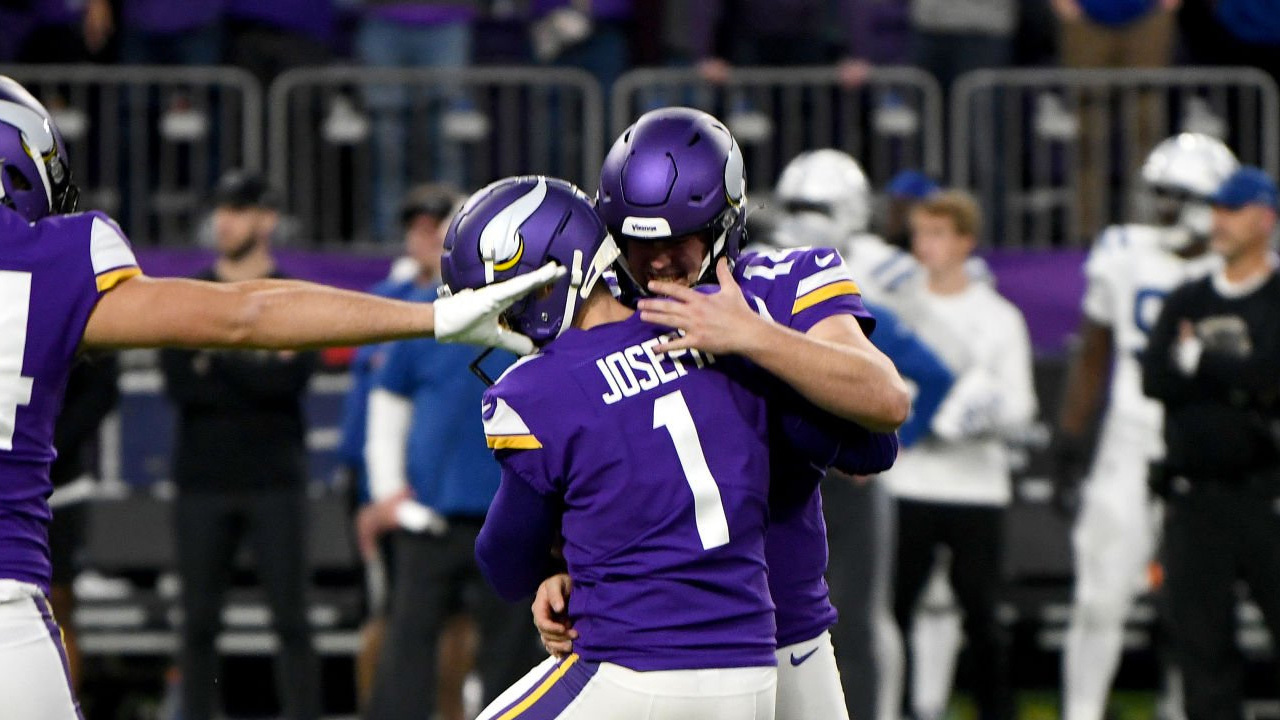 Greg Joseph, kicker de los Vikings