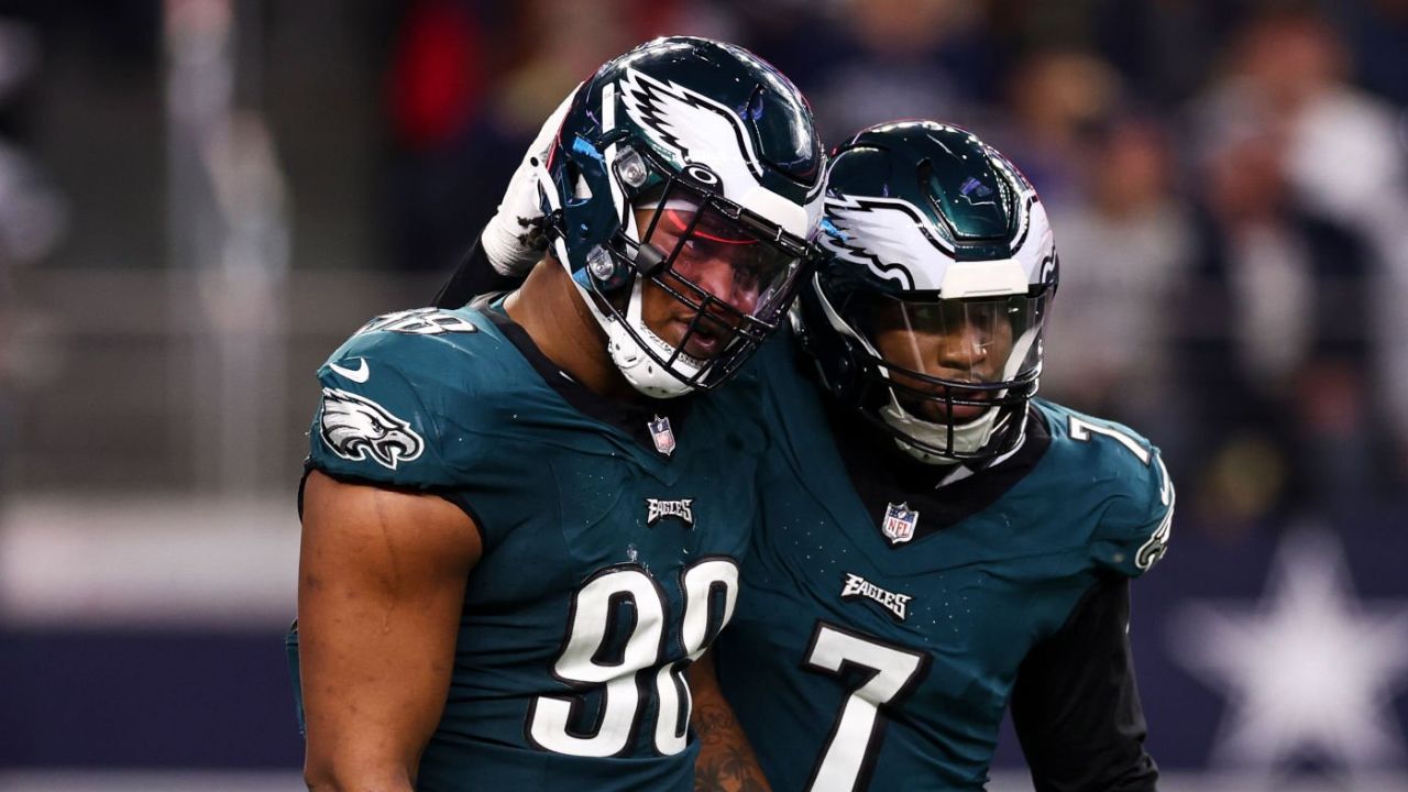 DT Jalen Carter y LB Haason Reddick, Philadelphia Eagles